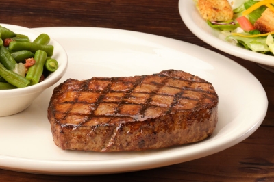 Lean and juicy Sirloin steak at Texas Roadhouse